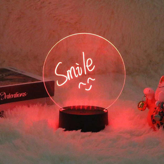 1pc Draw A Picture Nightlight, 3d Light 16 Led Color Changing Illusion Touch Control Table Lamp Cool Toy Boy And Girl Birthday Decoration Gift SS69