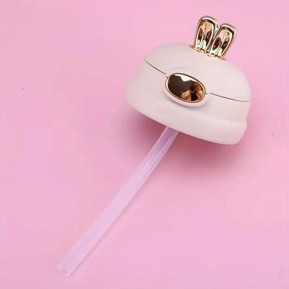 1pc, Cute Bunny Vacuum Flask With Chain, 480ml 304 Stainless Steel Insulated Water Bottles SS69