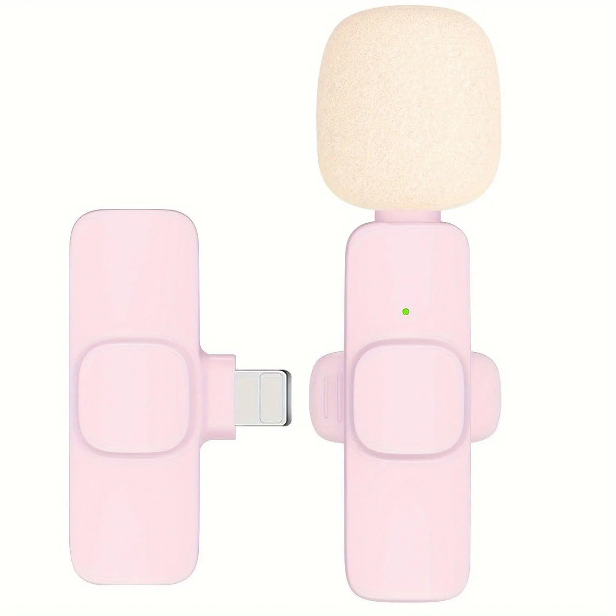 2-Pack ABS Wireless Lavalier Lapel Microphone with USB-C Connector for iPhone & iPad - SS69