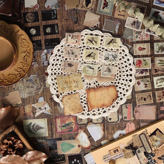 20 pcs Collection of old items Series Stickers aesthetic Stick Labels Decorative Scrapbooking material hand made Diy Supplies - SS69