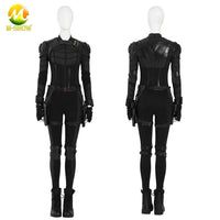 2021 New Widow Yelena Belova Cosplay Costume Black Battle Suit Women Jumpsuit for Halloween Carnival Party Free Custom Made SS69