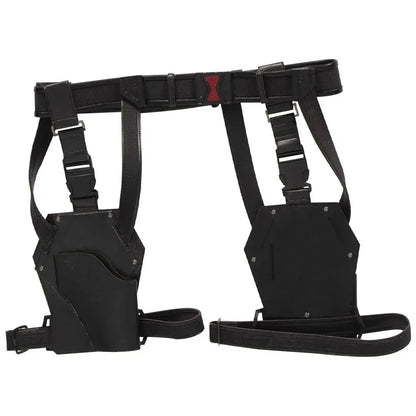 2021 New Widow Yelena Belova Cosplay Costume Black Battle Suit Women Jumpsuit for Halloween Carnival Party Free Custom Made SS69 117.69 Belt / XXXL