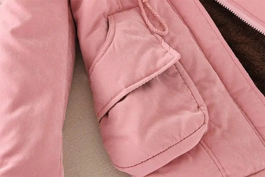 2023 New Autumn Winter Women Cotton Jacket Padded Casual Slim Coat Emboridery Hooded Parkas Wadded Warm Overcoat Fashion Parkas - SS69