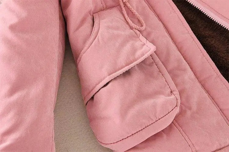 2023 New Autumn Winter Women Cotton Jacket Padded Casual Slim Coat Emboridery Hooded Parkas Wadded Warm Overcoat Fashion Parkas SS69