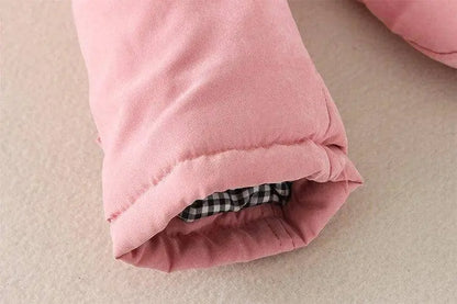 2023 New Autumn Winter Women Cotton Jacket Padded Casual Slim Coat Emboridery Hooded Parkas Wadded Warm Overcoat Fashion Parkas SS69