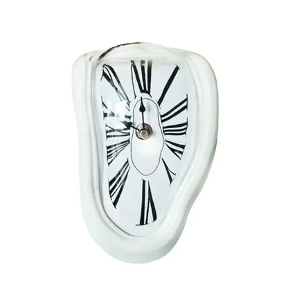 2024 New Novel Surreal Melting Distorted Wall Clocks Surrealist Salvador Dali Style Wall Decororation Home Garden Clock SS69