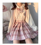 2025 Autumn Winter Women Sweater Loose Japanese Style Sweet Knitted Cardigan Embroidery Oversize Harajuku Female Cardigans Cute SS69