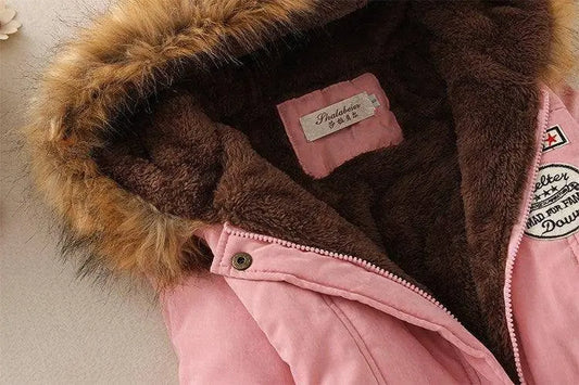 2025 New Autumn Winter Women Cotton Jacket Padded Casual Slim Coat Emboridery Hooded Parkas Wadded Warm Overcoat SS69