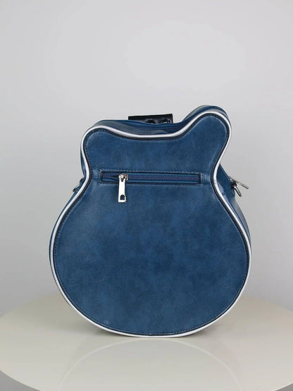 2025 Niche Guitar Shaped Y2K Style Bag, Novelty Crossbody Bag, Rivets Decor Trendy Shoulder Bag - SS69