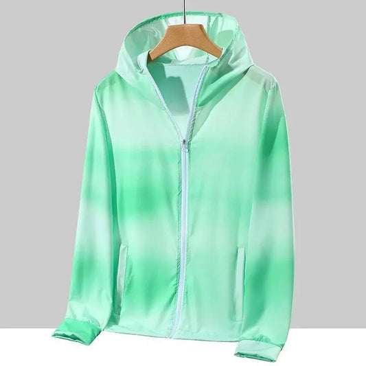 2025 Spring Summer Jacket Women Colorful Shiny Sunscreen Clothing Couples Color Thin Waterproof Coats Trend Large Size S-7XL SS69