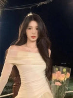 2025 Spring Two Pieces Skirt Set Women Y2k Crop Tops T-shirt + Cake Skirts Japanese Kawaii Fashion Suits Chic Outwear Korean - SS69