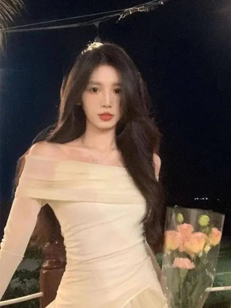 2025 Spring Two Pieces Skirt Set Women Y2k Crop Tops T-shirt + Cake Skirts Japanese Kawaii Fashion Suits Chic Outwear Korean - SS69