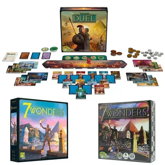 2025 New Edition - 7 Wonders Board Game, Board Game for Adults and Family, Civilization and Strategy Board Game, 3 - 7 Players - SS69