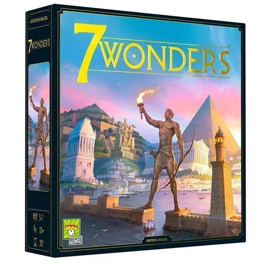 2025 New Edition - 7 Wonders Board Game, Board Game for Adults and Family, Civilization and Strategy Board Game, 3 - 7 Players - SS69