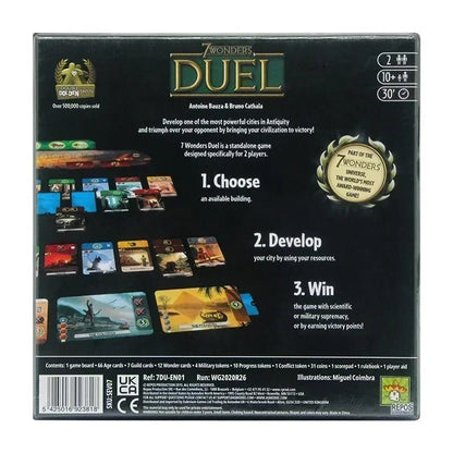 2025 New Edition - 7 Wonders Board Game, Board Game for Adults and Family, Civilization and Strategy Board Game, 3 - 7 Players - SS69