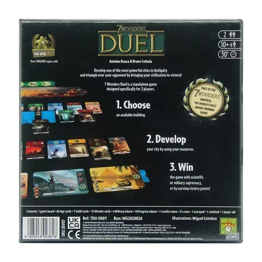 2025 New Edition - 7 Wonders Board Game, Board Game for Adults and Family, Civilization and Strategy Board Game, 3 - 7 Players - SS69