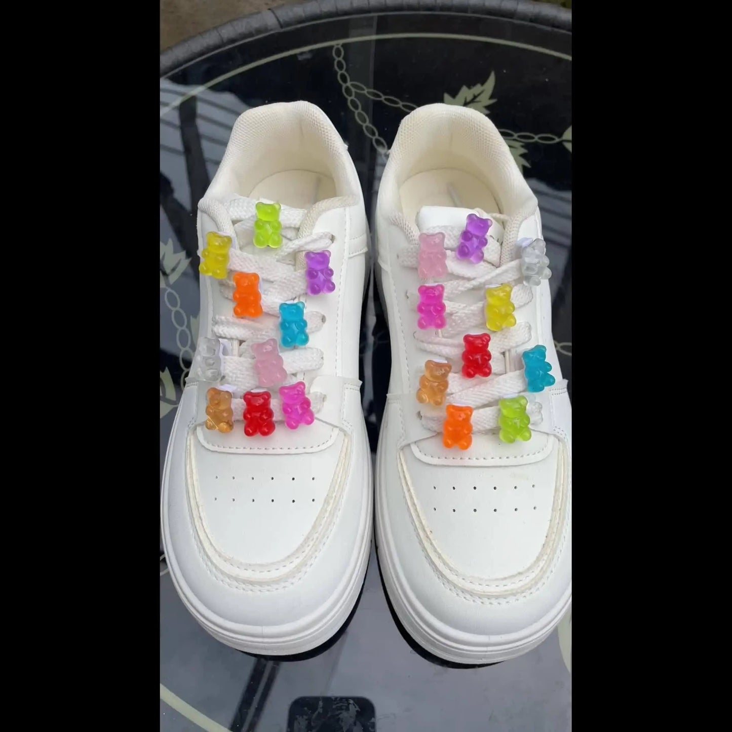 20Pcs Luminous Gummy Bear Shoelace Decoration - Cute Shoe Buckles Shoe Charms For Fashion Women Sneakers Accessories SS69