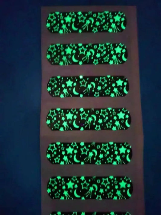 20pcs Cartoon Noctilucent Band Aid Luminous Sticking Plaster Night Glow Wound Dressing Patch Adhesive Bandages Woundplast SS69 9.69 Type A luminous