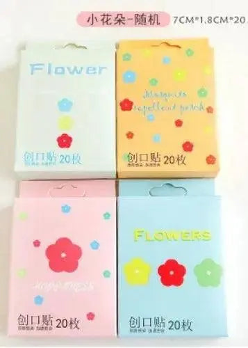 20pcs Cute Cartoon Patterned Curved Patch Waterproof Wound Strips Dressing Adhesive Plaster Bandages First Band Aid for Children SS69