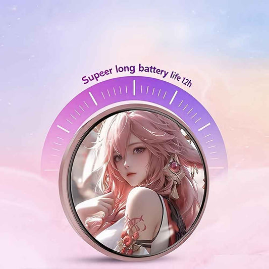 Creative Touch Screen Electronic Badges, Wearable Decorative Electronic Pins, Outdoor Decorative Badges, Content for Friend Search And Sharing, Matching Companions for Outdoor Socializing