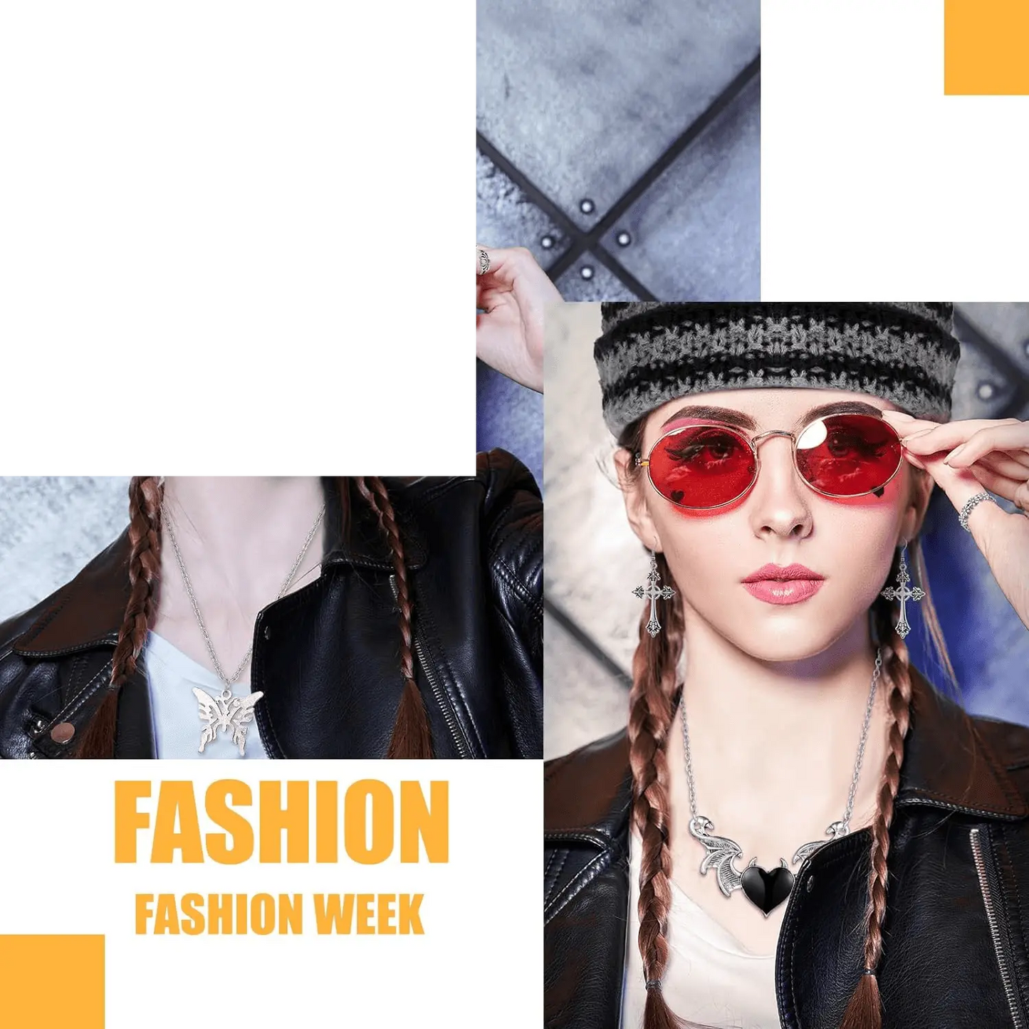 22 Pcs Y2K Grunge Knitted Cat Beanie Fairy Grunge - SS69