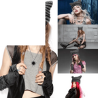 22 Pcs Y2K Grunge Knitted Cat Beanie Fairy Grunge - SS69