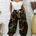 Womens Baggy Jeans Women'S Fashionable Drawstring Lace-up