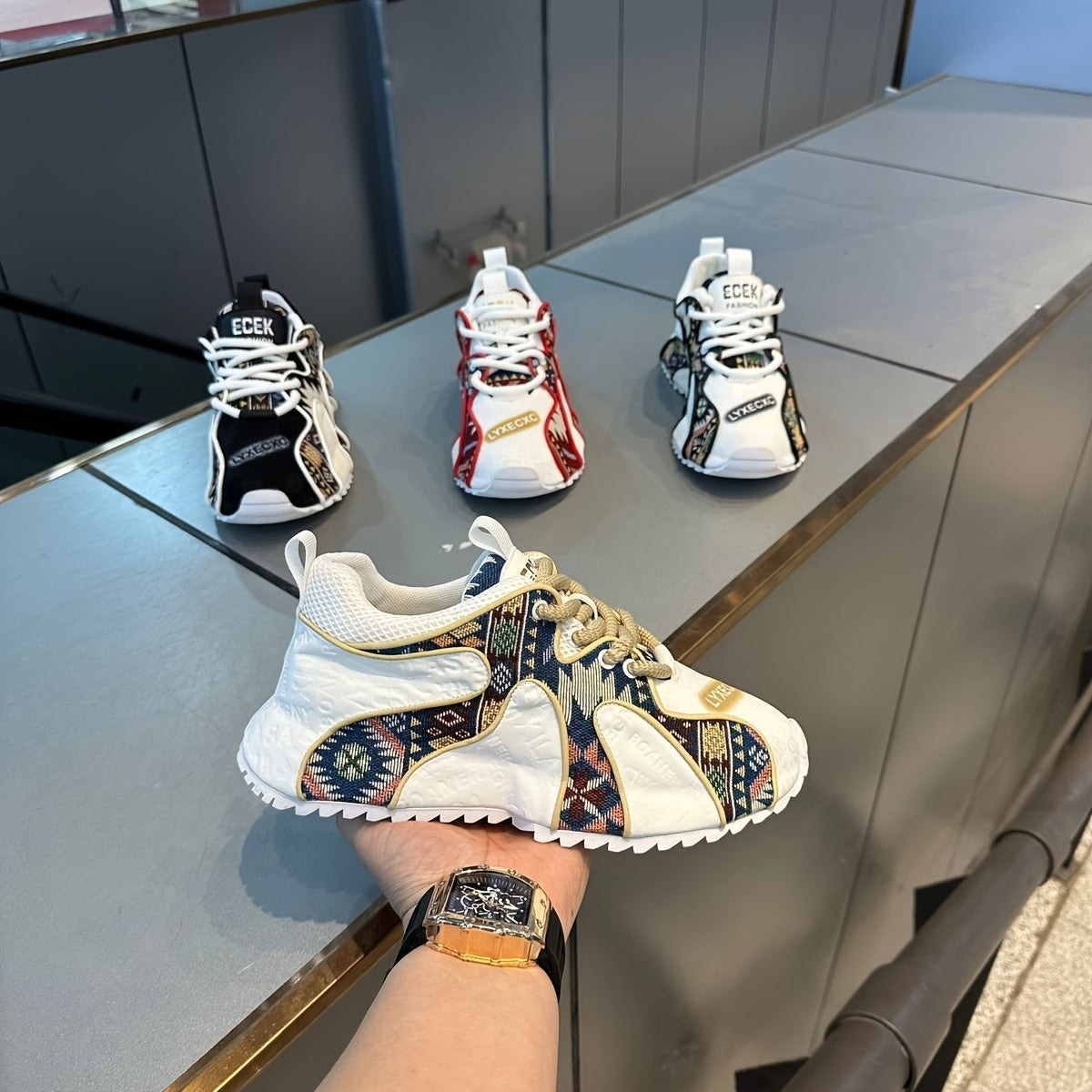 Breathable Men's Fashion Running Shoes - Comfortable Soft Soles for Outdoor Jogging, Winter, Autumn - SS69