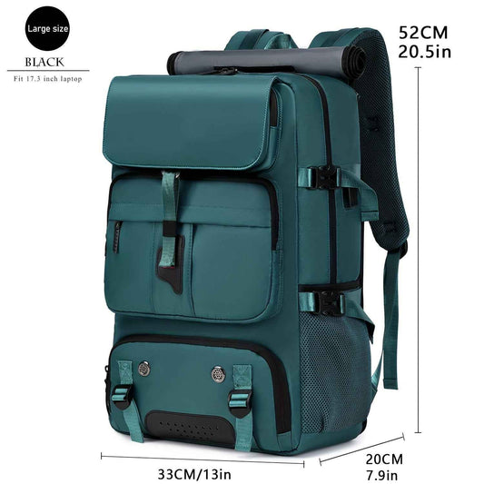 One Large Capacity Laptop Backpack, Designed for Both Men And Women, Featuring a Multifunctional Travel Design with a Compartment for Shoes, Ideal for Business Trips, Travel, College, Holiday Travel, Party Gifts, School Use