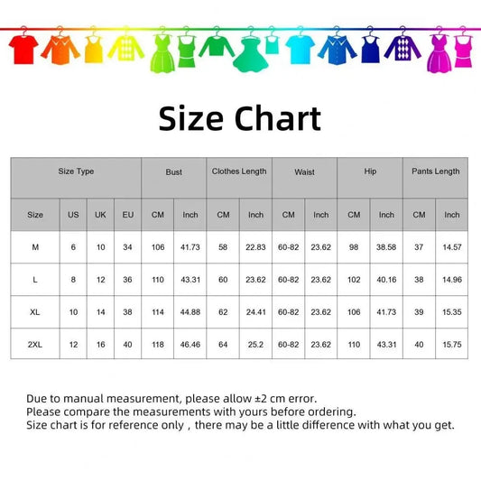 2Pcs Summer Women Tracksuit Soft Drawstring Elastic Waist Sport Clothes O Neck Letter Print T-shirt Lady Exercise Top Shorts Set SS69