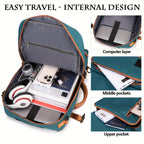 Large Capacity 16-Inch Laptop Backpack - Lightweight Oxford Travel Bag