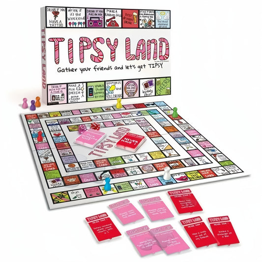 1pc Tispy Land Adult Party Game - 18+ Plastic Board Game for Singles, Girls' Nights & Holiday Celebrations (Christmas, Thanksgiving) - Fun Drinking Challenges & Interactive Activities SS69