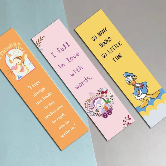 30PCS Cute Fun Style Reading Bookmarks Laptop Luggage Harajuku Supply DIY Gift Room Creative Gifts Living Paper Unique Bookmarks - SS69