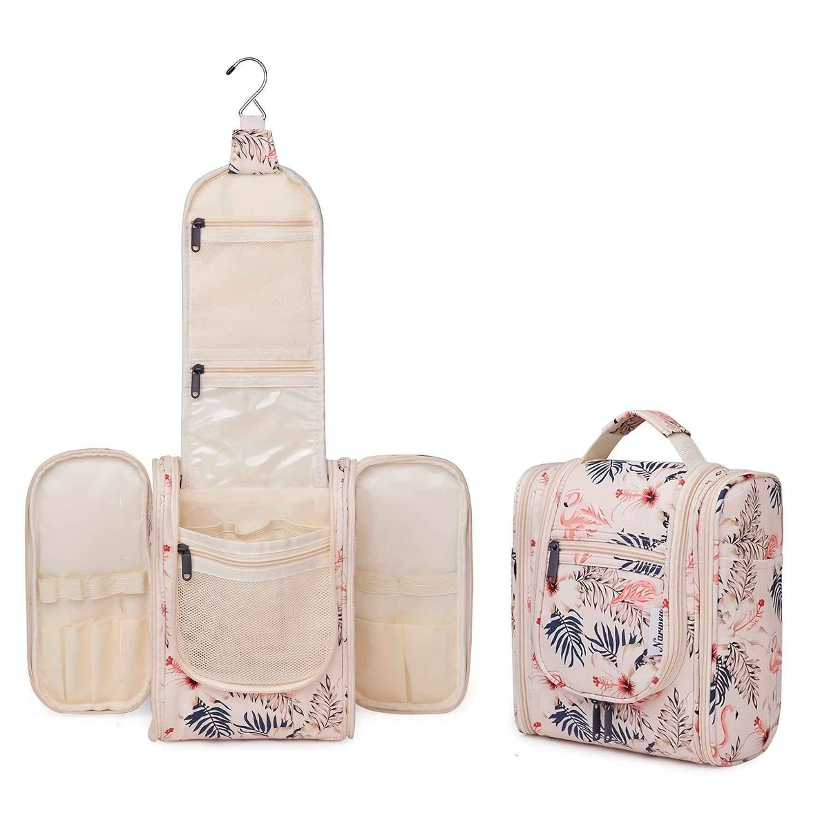 Travel Bag for Toiletries Cosmetic Bags for Women Hanging Toiletry Bag Multi-compartment Makeup Bag Organizer Bag for Essentials Accessories Makeup Bag for Cruise Essential Items Christmas Gift