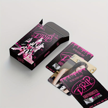 KPOP 55pcs BABYMONSTER DRIP LOMO Anniversaries And Special Occasions, Fan Gifts SS69