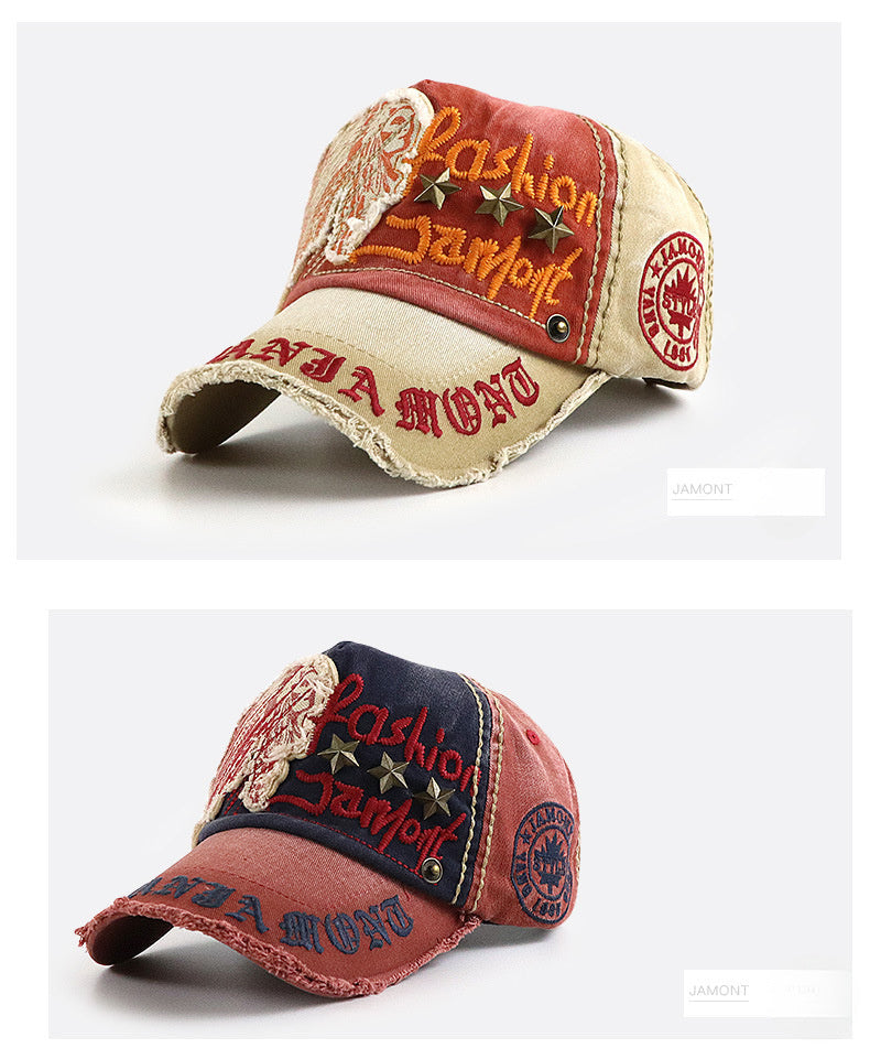 Men's Summer Hat - Trendy Baseball Cap, Casual Letters, Outdoor Personality for Young Men SS69