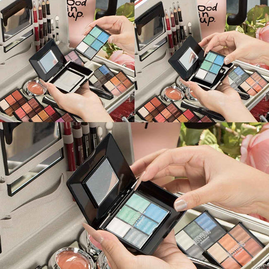 New Year Gift Cosmetic Set, Full for makeup Kit with Eyeshadow, Blush, Lipstick, Contour, Concealer, Eyeliner, Suitable for Makeup Artists and Beginners, Perfect Surprise for Friends and Family