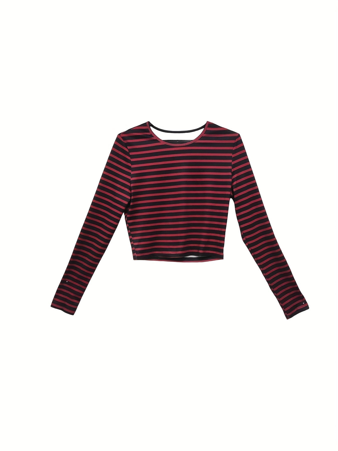 Women's Fashion Striped Clothes Top And High Waist Wide Legs Pants Set SS69