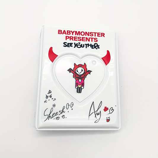 BABYMONSTER K-Pop Photocard Album - Faux Leather, Rectangular Storage for Rami, Ahyeon, Rora, Asa, Rukka, Chiquita, Pharita & More SS69 10.69 5