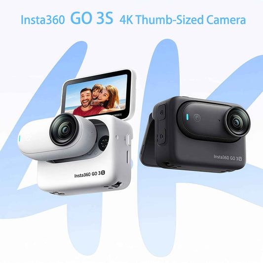 Insta360 GO 3S - 4K Tiny Portable Vlogging Camera, Hands-Free POVs, Mount Anywhere, Stabilization, 140 Min Battery Life, Pet POV