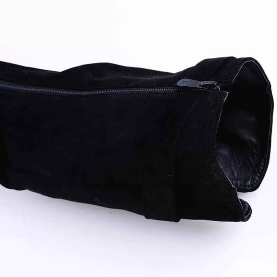 Women's Plus Size Knee-High Stiletto High-Heeled Boots, European-Inspired Round Toe with Zipper Closure, Stretch Comfort Fit and Slip-Resistant MD Sole, Elegant All-Season Booties for Casual & Formal Events, Brown, Grey, Hand