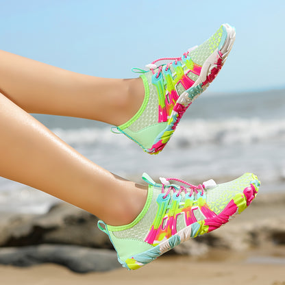 [Quick-Dry Water Shoes] Breathable Quick-Dry Water Shoes For Women Men - Barefoot Aqua Sports Beach River Hiking Athletic Swim Surf Pool Diving Camping Must Haves Outdoor Gear - SS69