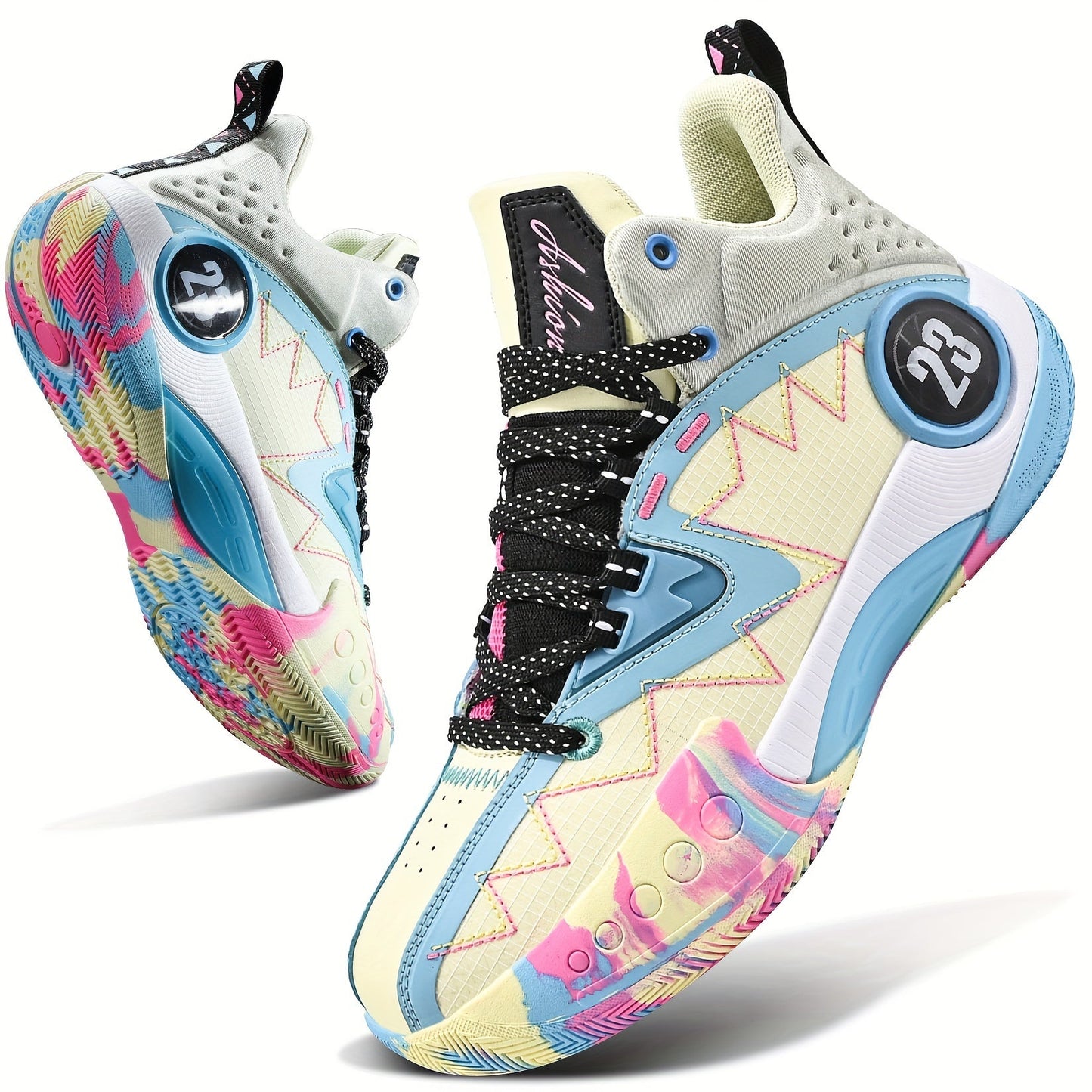 Women's Sneakers Walking Shoes, Lace Up Tennis Shoes, Fashion Non Slip Casual Workout Sneaker Gym Sports SS69 41.69 Light Blue / 45