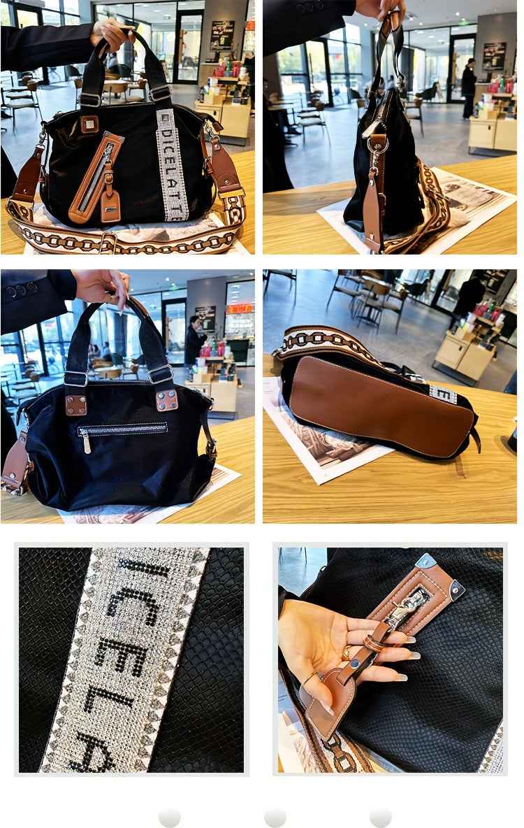 Ladies' Tote Bag, a Spacious Handbag for Travel, Can Be Carried on The Shoulder Or Crossbody.