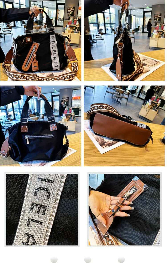 Ladies' Tote Bag, a Spacious Handbag for Travel, Can Be Carried on The Shoulder Or Crossbody.