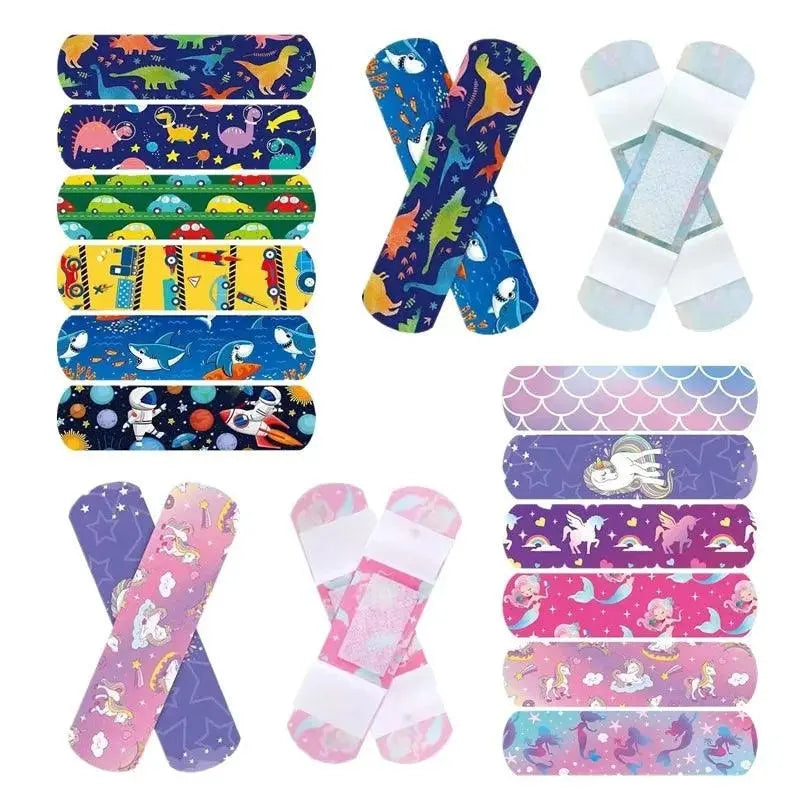 40pcs/set 50pcs/set 60pcs/set Cartoon Band Aid Wound Dressing Patch Plaster for Children Skin Tape First Aid Adhesive Bandages - SS69