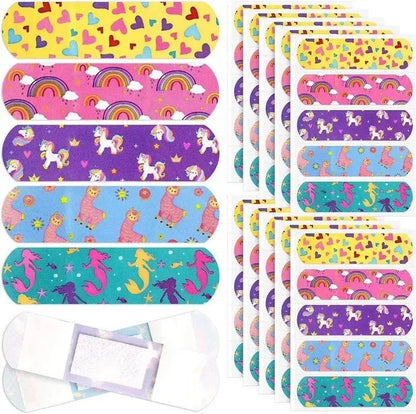 40pcs/set 50pcs/set 60pcs/set Cartoon Band Aid Wound Dressing Patch Plaster for Children Skin Tape First Aid Adhesive Bandages - SS69