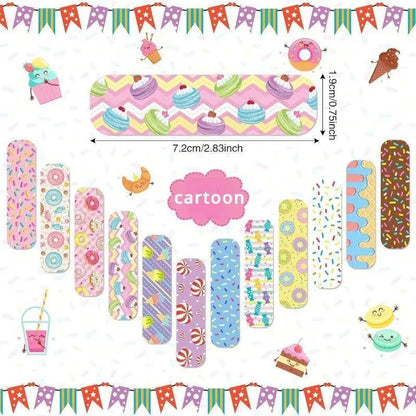 40pcs/set 50pcs/set 60pcs/set Cartoon Band Aid Wound Dressing Patch Plaster for Children Skin Tape First Aid Adhesive Bandages SS69