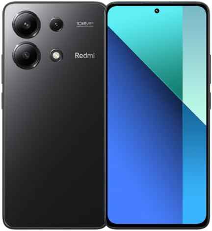 Xiaomi Redmi Note 13 (Midnight Black 8GB RAM, 256 Storage) - Super-clear 108MP triple camera |120Hz FHD AMOLED display | Immersive viewing with ultra-thin bezels