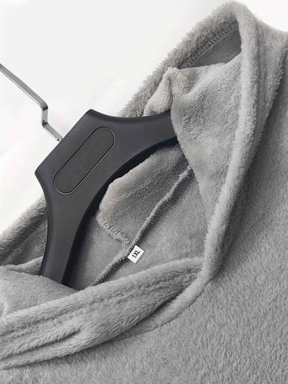 Plus Size - A Group of Dogs with a Letter Print on The Back, Featuring a Thick Fleece Set for Plus-Size Women'S Autumn And Winter Loungewear.